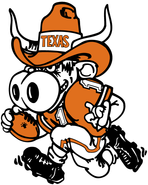 Texas Longhorns 1981-2002 Mascot Logo v2 iron on transfers for T-shirts...